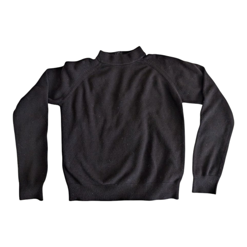 White Stag Black Turtleneck Sweater
